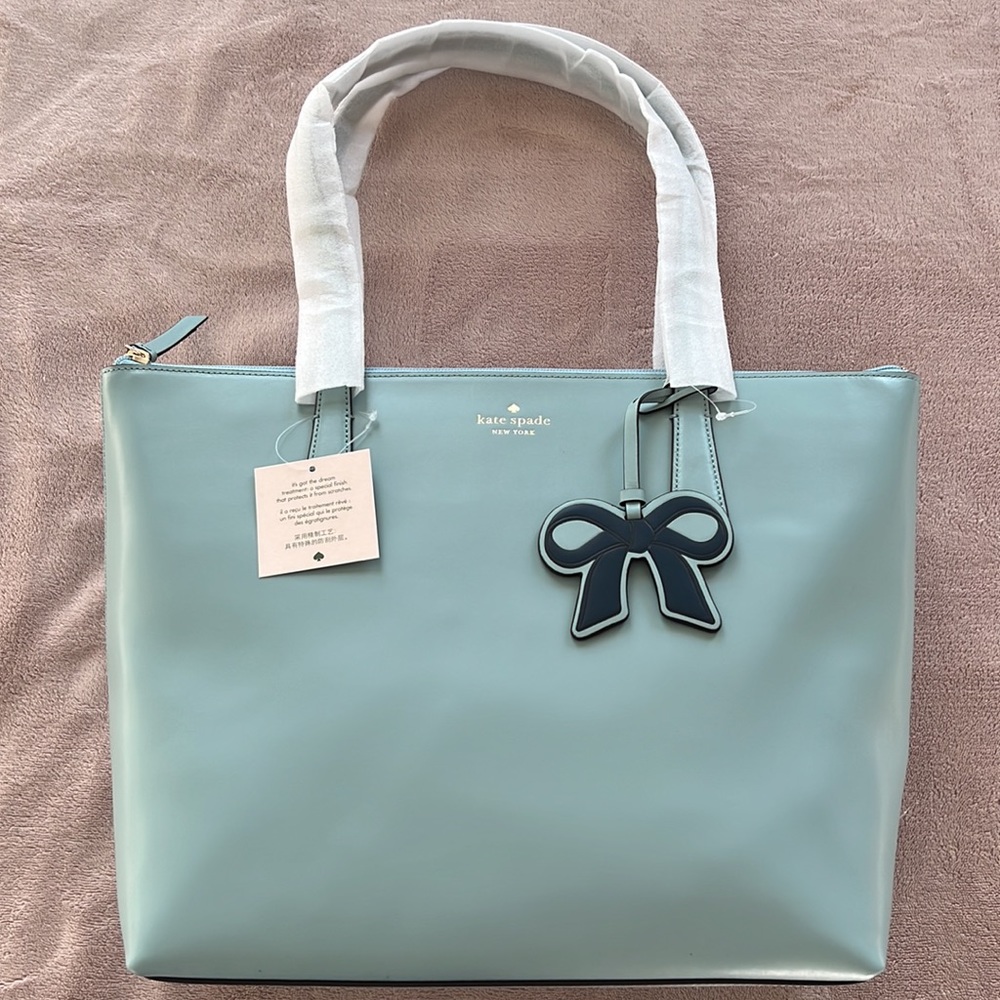 $3.99 SHIPPING Kate Spade Cassy Tote Bag Frosted Spearmint